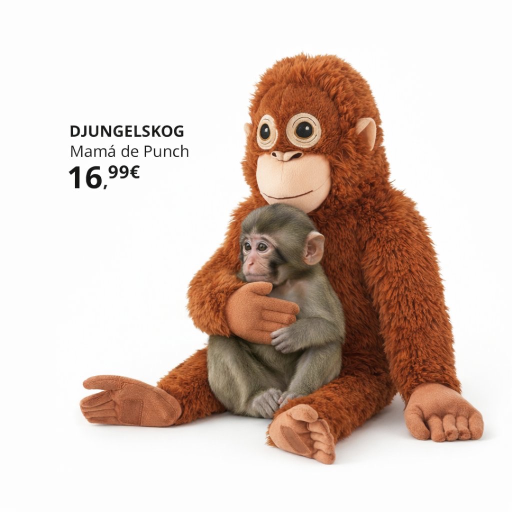 Orangután de felpa de IKEA